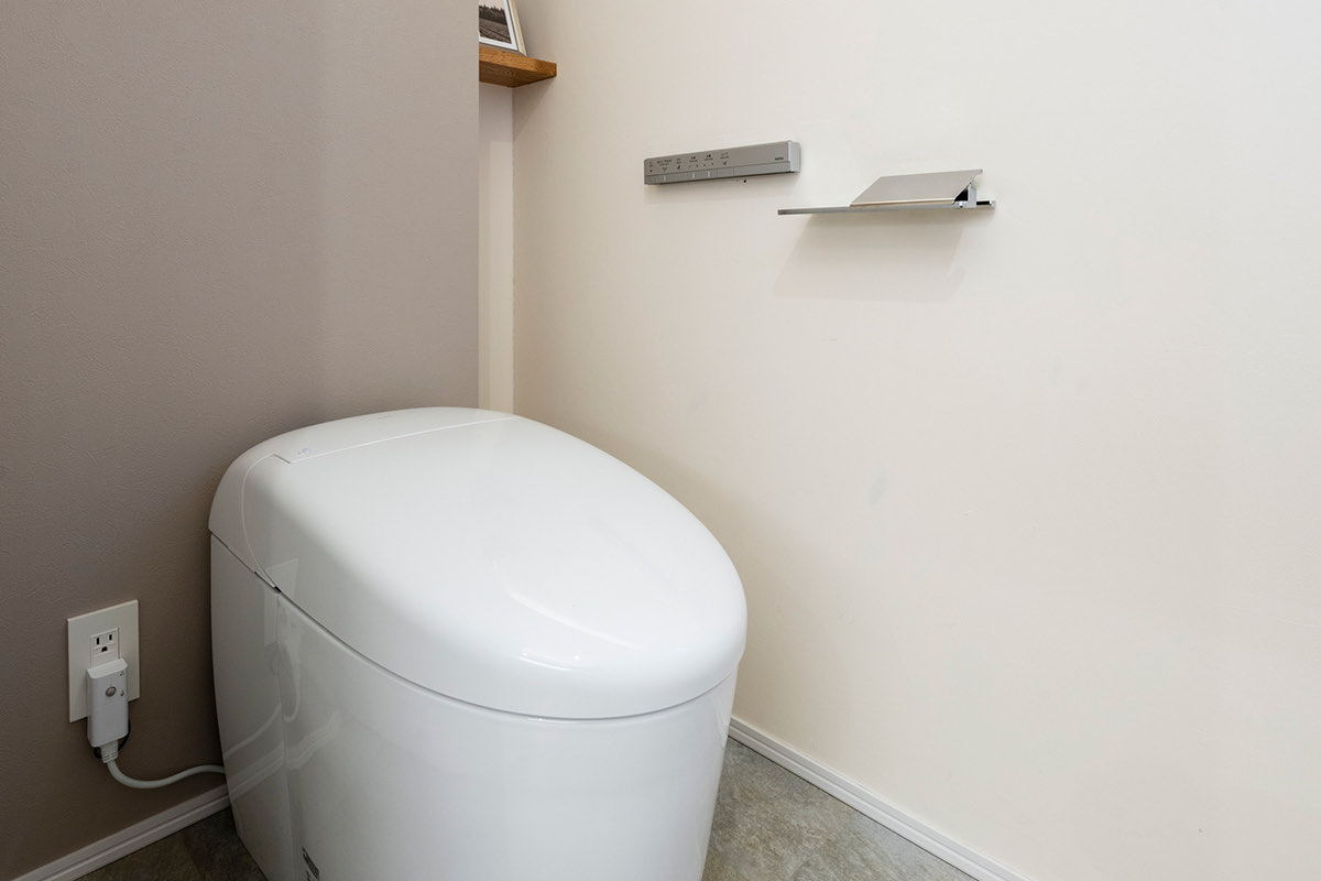 米原ショールームのトイレ展示